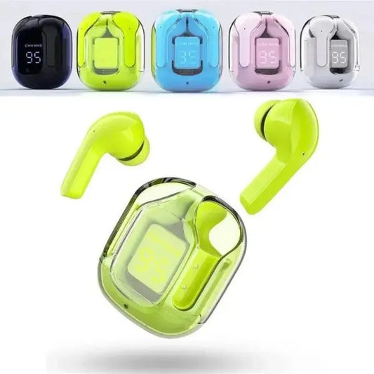 Air31 Earbuds Wireless Crystal Transparent Body - PakSwift