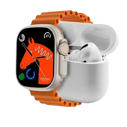 I20 Ultra Smart Watch With Earbuds And 7 Straps - PakSwift